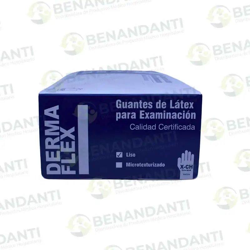 GUANTES DESCARTABLES DERMAFLEX TALLA  XS AMBIDERM