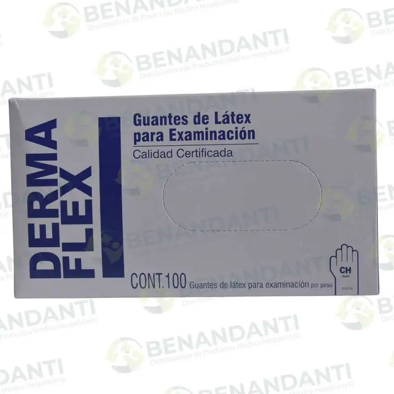 GUANTES DESCARTABLES DERMAFLEX TALLA ´S´ AMBIDERM