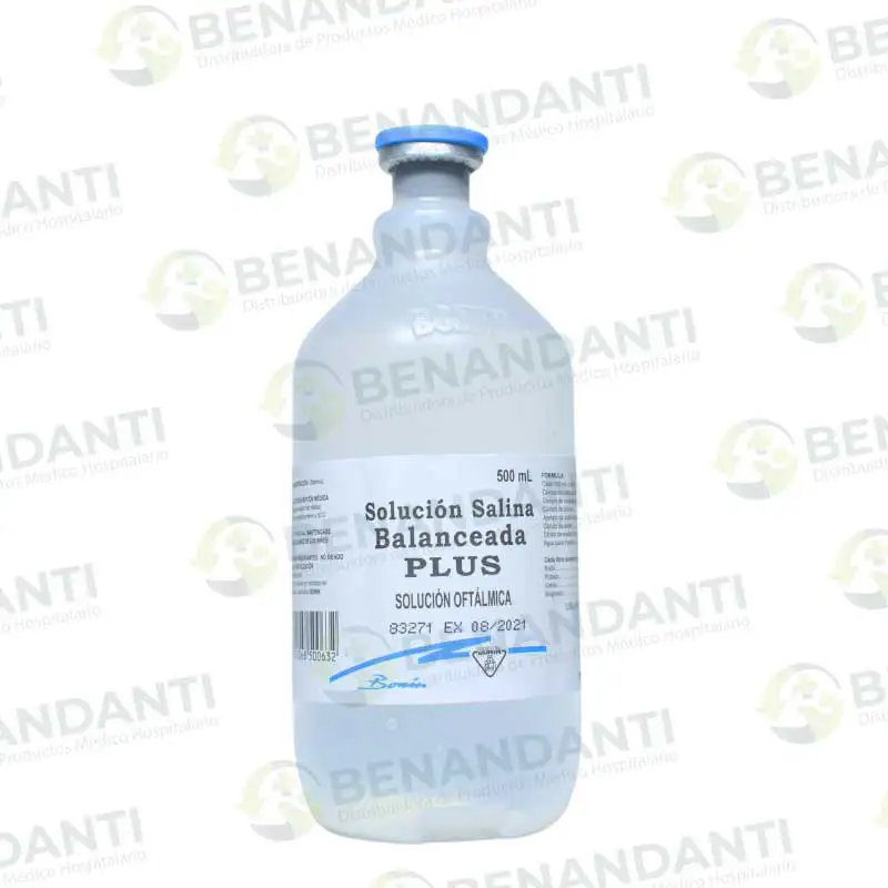 SOLUCION SALINA BALANCEADA 500 ML BONIN