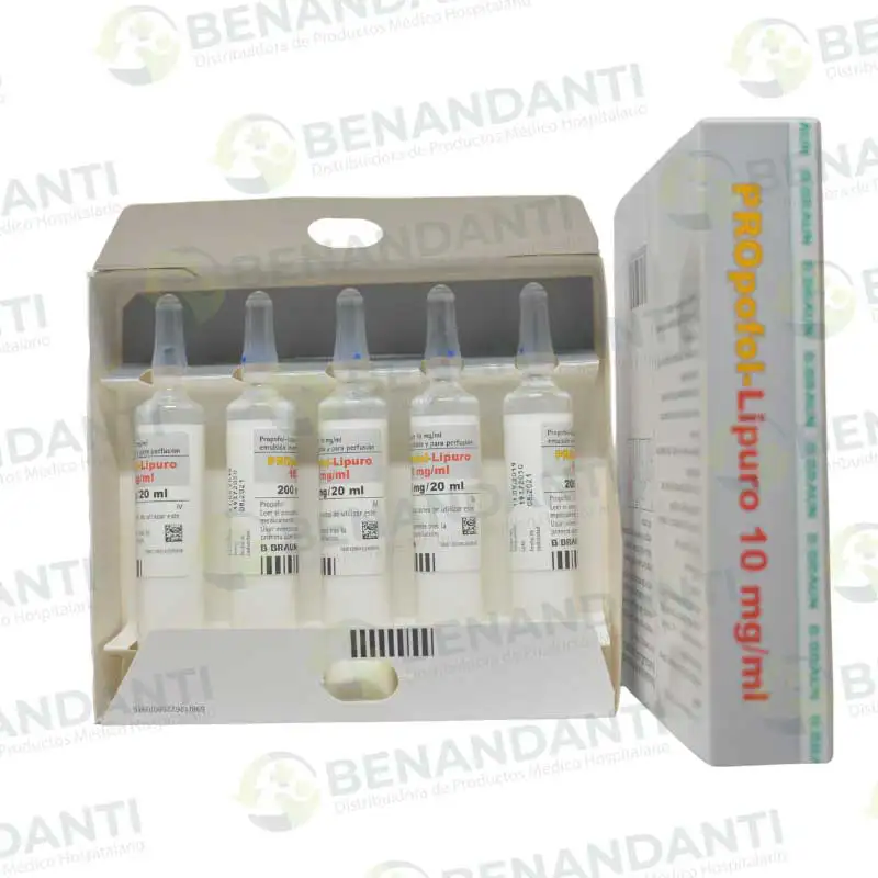 PROPOFOL-LIPURO 1% AMPOLLA 20 ML BRAUN