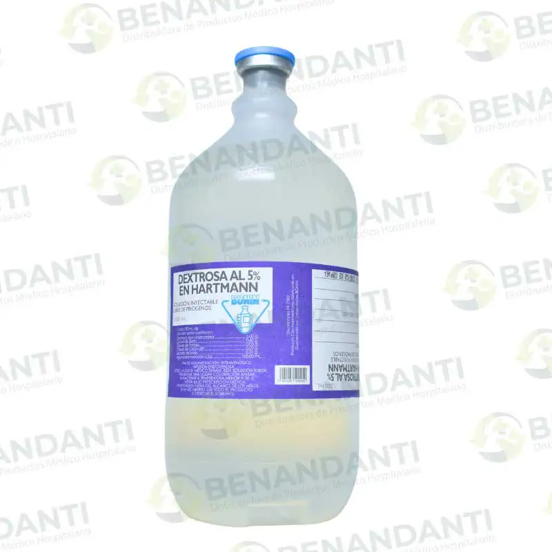 SOLUCION DEXTROSA AL 5% EN HARTMAN 1000 ML BONIN