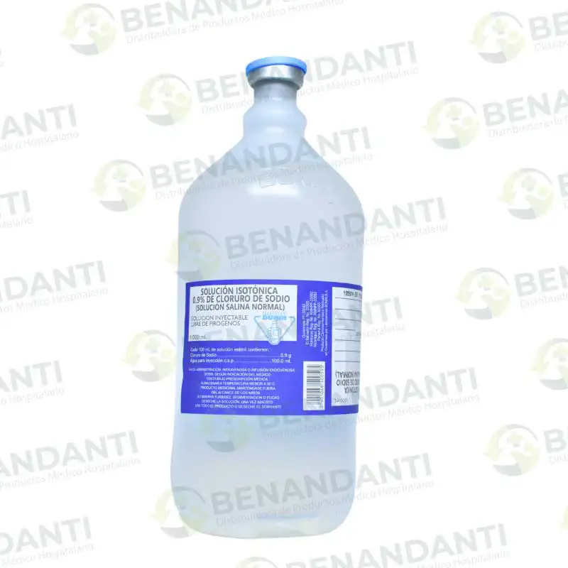 SOLUCION ISOTONICO 9% CLORURO SODIO 1000 ML (FISIOLOGIC) BONIN
