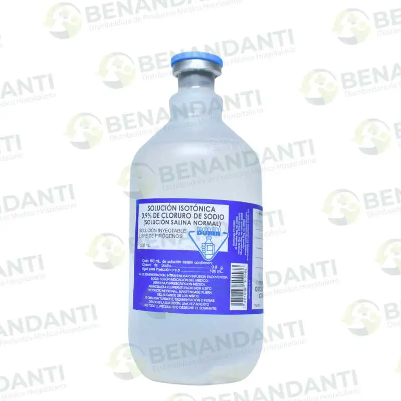SOLUCION ISOTONICO 9% CLORURO SODIO 500 ML (FISIOLOGIC) BONIN