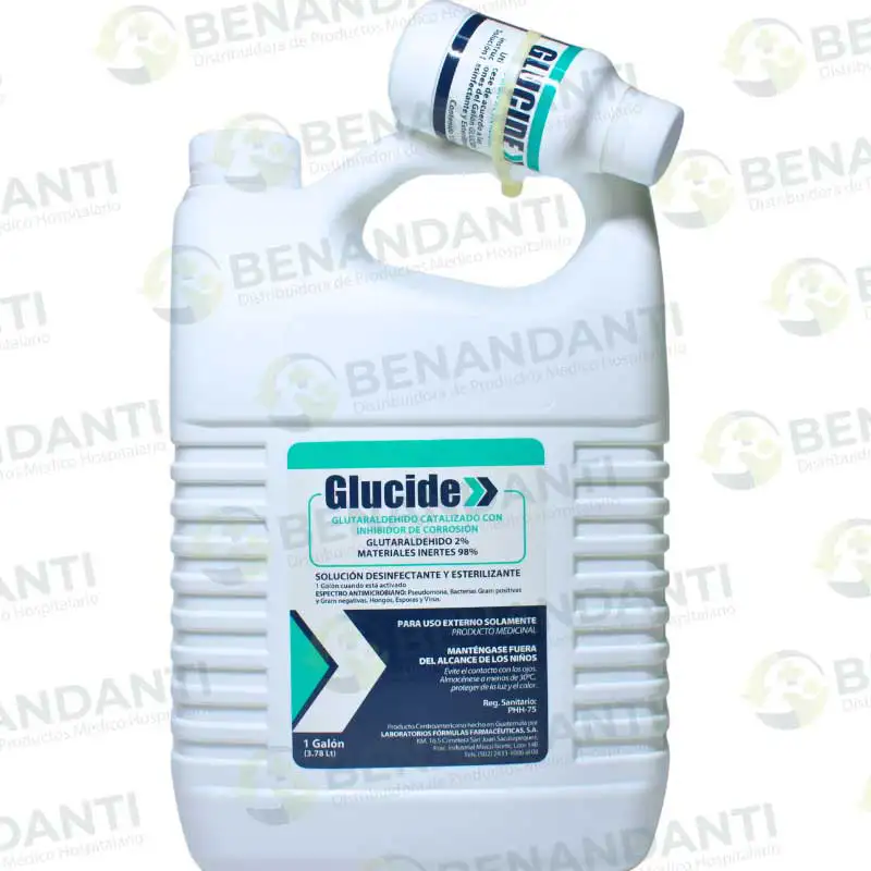GLUCIDE GL + SOL. ACTIVADORA 120 ML (GLUTARALDEHIDO) DIQUIVA