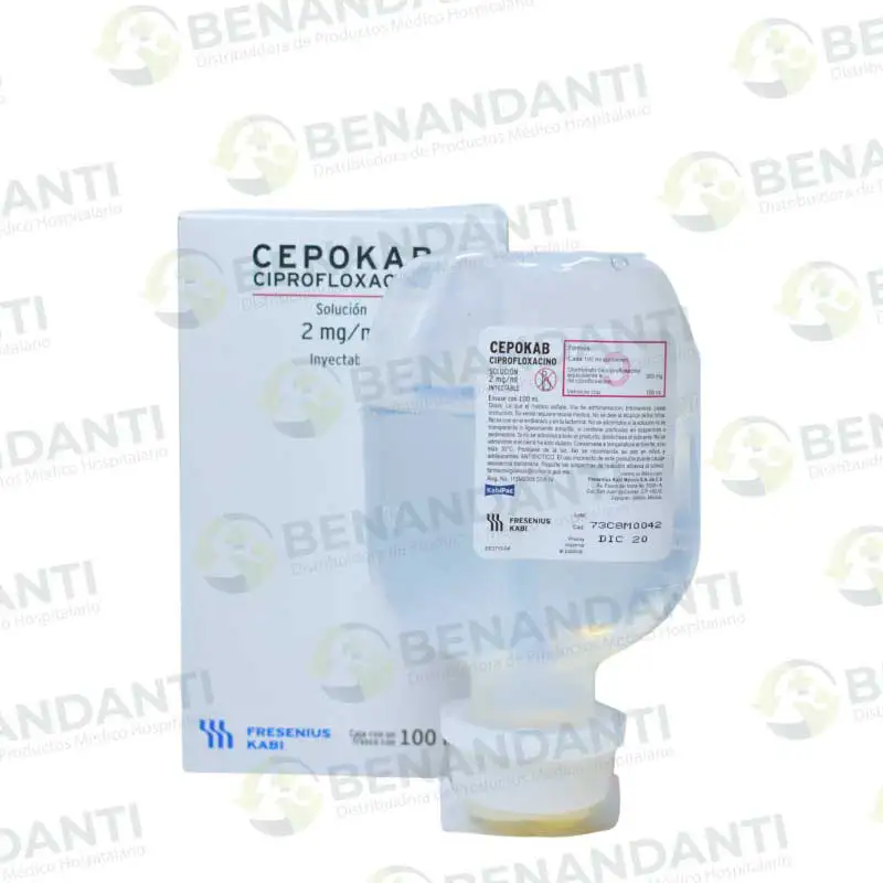CEPOKAB 200 MG FRASCO 100 ML (CIPROFLOXACINA )