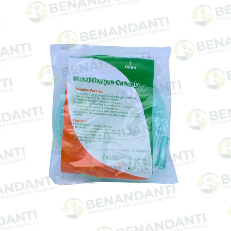 CANULA DE OXIGENO NASAL NIÑO GREETMED