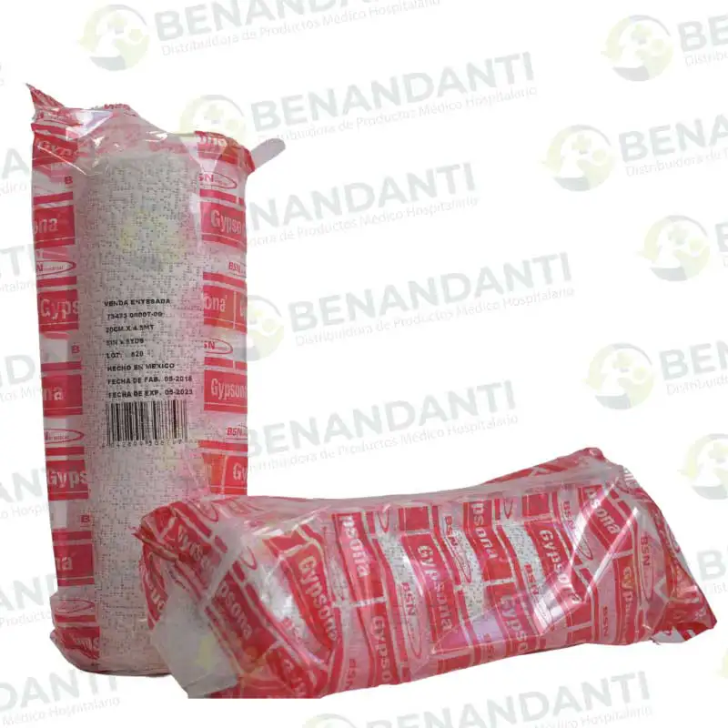 VENDAS DE YESO 8 X 5 PULGADAS GYPSONA