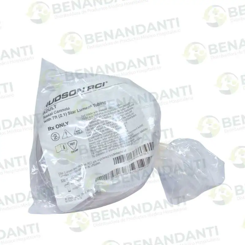CANULA DE OXIGENO NASAL ADULTO HUDSON