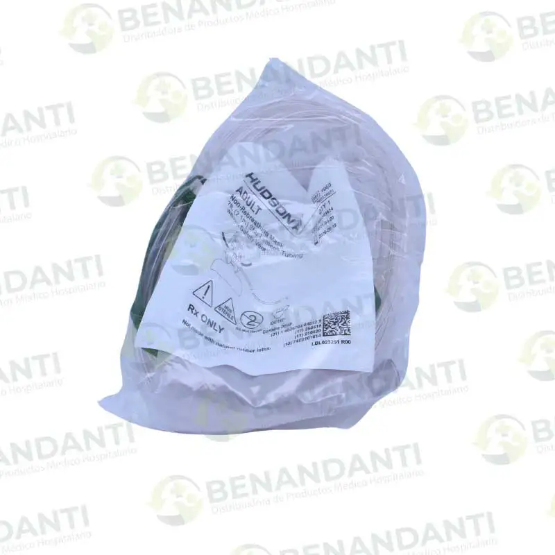 MASCARILLA DE OXIGENO C/BOLSA RESERVORIO ADULTO HUDSON