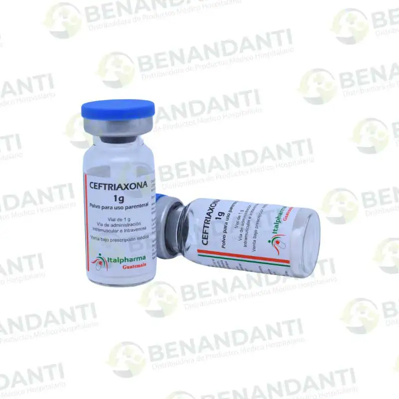 CEFTRIAXONA 1 GRAMO VIAL ITALPHARMA *EXE*