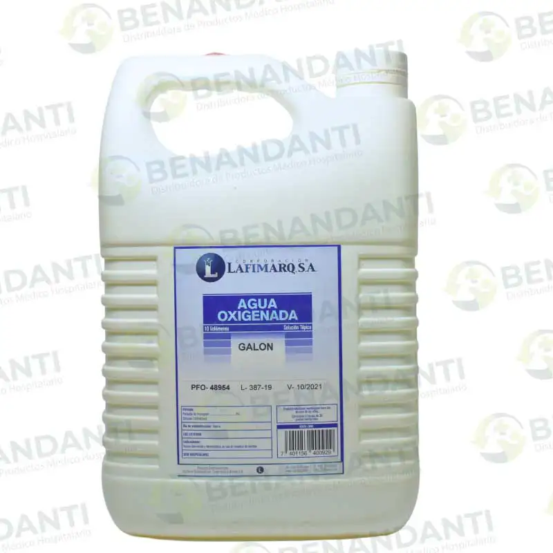 AGUA OXIGENADA 10 VOL 3 % GALON LAFIMARQ