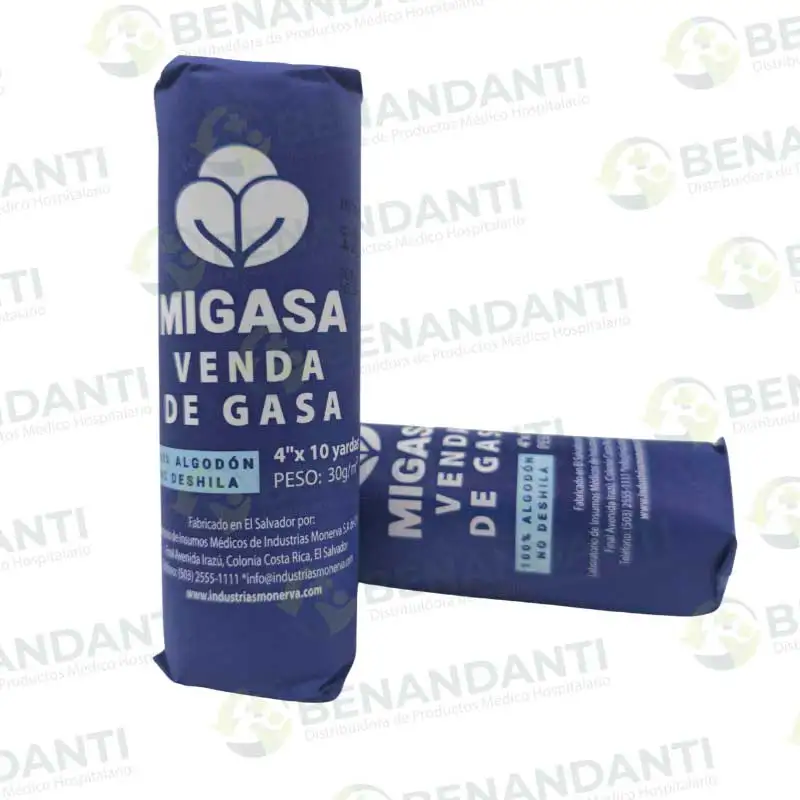 VENDAS DE GASA 4 PULGADAS 4*10 MIGASA