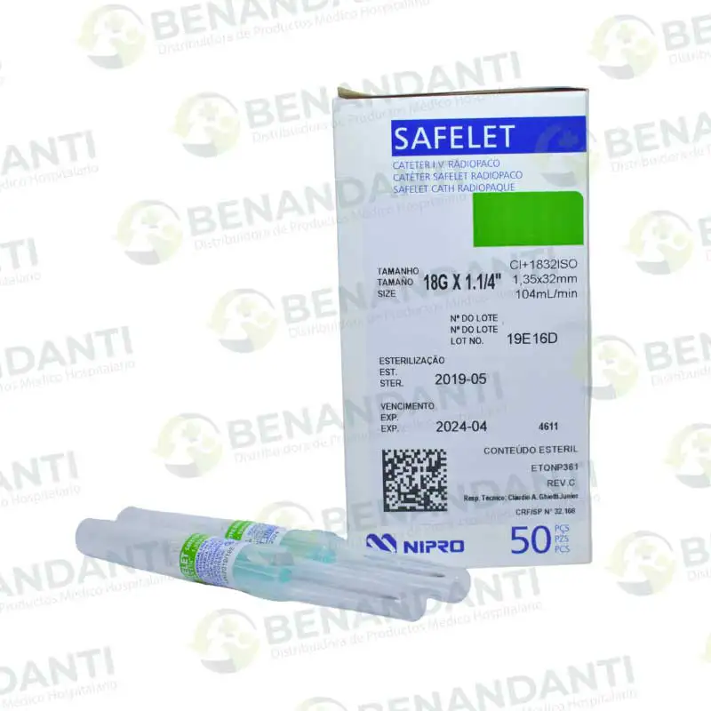CATETER INTRAVENOSO # 18 x 1 1/4 (ANGIOCATH) NIPRO