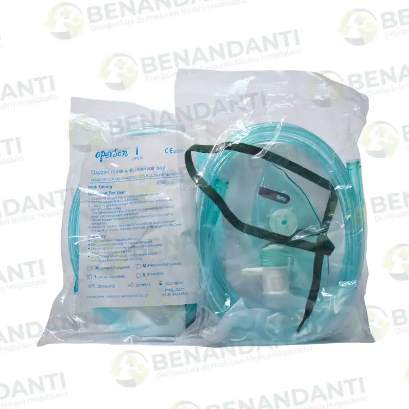 MASCARILLA DE OXIGENO C/BOLSA RESERVORIO GRANDE L OPERSON