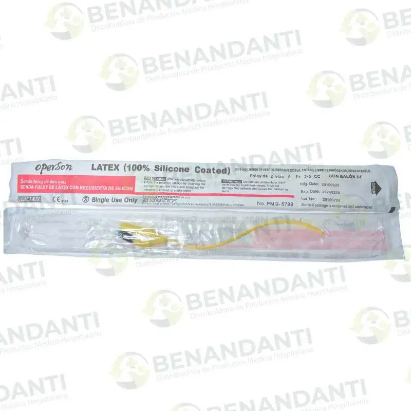 SONDA FOLEY # 08 BALON 3-5 ML 2 VIAS (UNIDAD) OPERSON