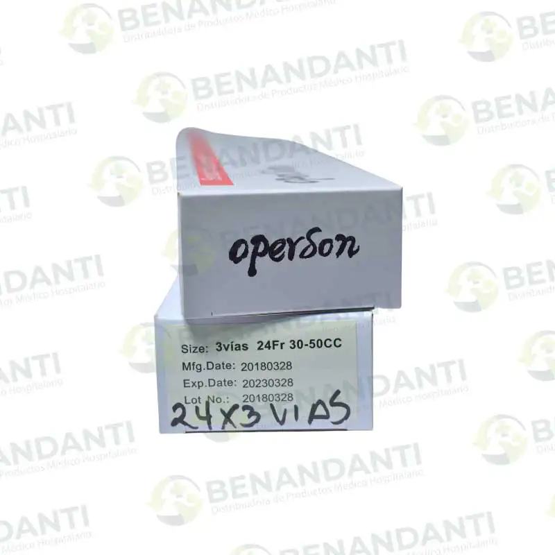 SONDA FOLEY # 24 BALON 30-50 ML 3 VIAS (UNIDAD) OPERSON