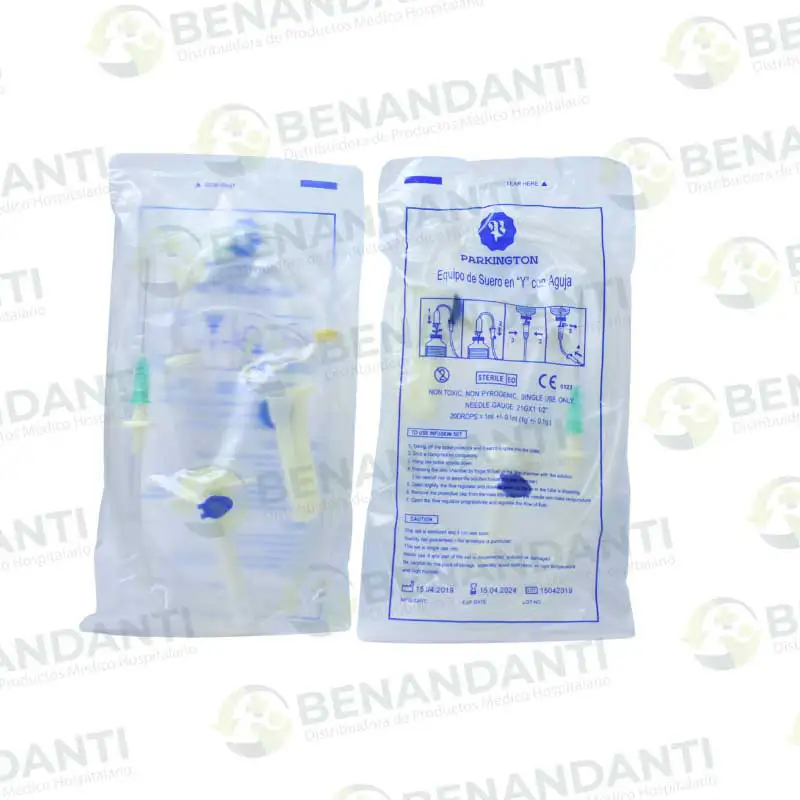 VENOSETH (EQUIPO DE SUERO) SLIP TIP (A PRESION) PARKINGTON
