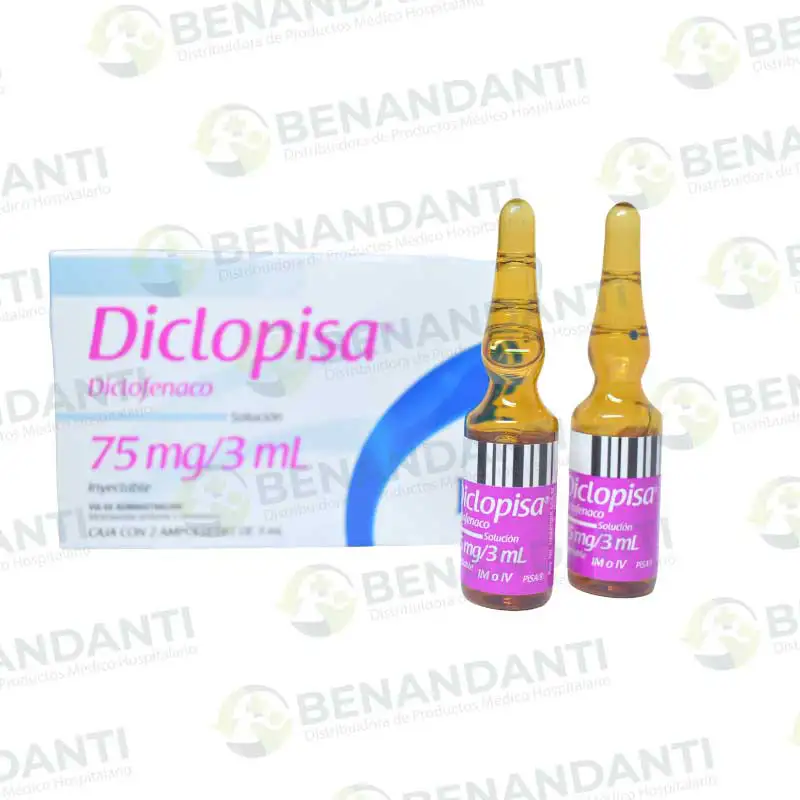 DICLOPISA (DICLOFENACO) 75 MG/3ML AMPOLLA PISA