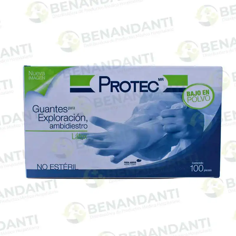 GUANTES DESCARTABLES TALLA XS (CAJA 50 PARES) PROTEC