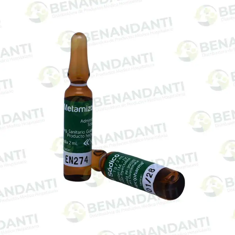 DIPIRONA METAMIZOL SODICO 1G/2ML C/25 UNI.SELECTPHARMA **EXE**