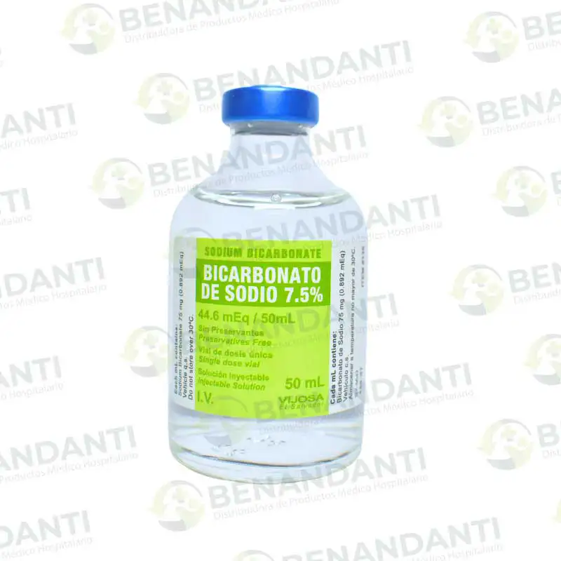 BICARBONATO DE SODIO 7.5% 50ML VIJOSA