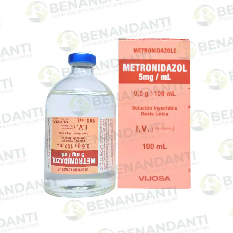 METRONIDAZOL 5 MG/100 ML IV VIJOSA