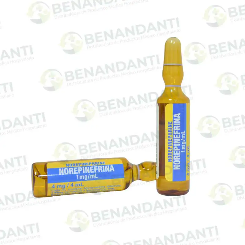 NOREPINEFRINA 1MG/ML AMPOLLA DE 4ML VIJOSA