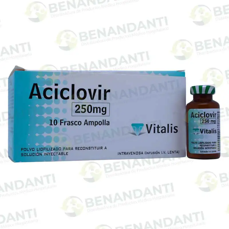 ACICLOVIR 250 MG POLVO LIOFILIZADO VITALIS