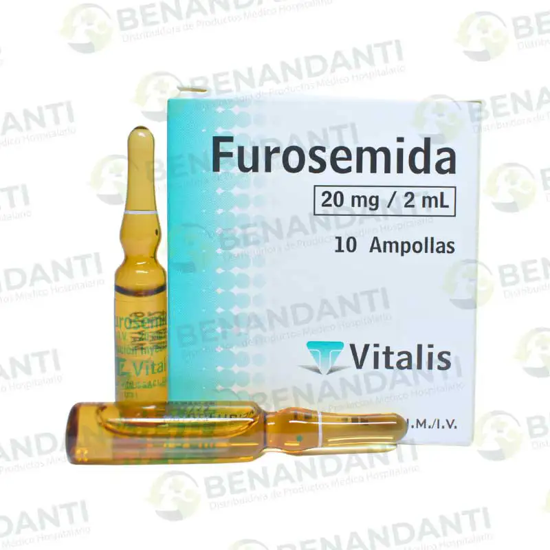 FUROSEMIDA 20 MG/2 ML VITALIS *EXE*