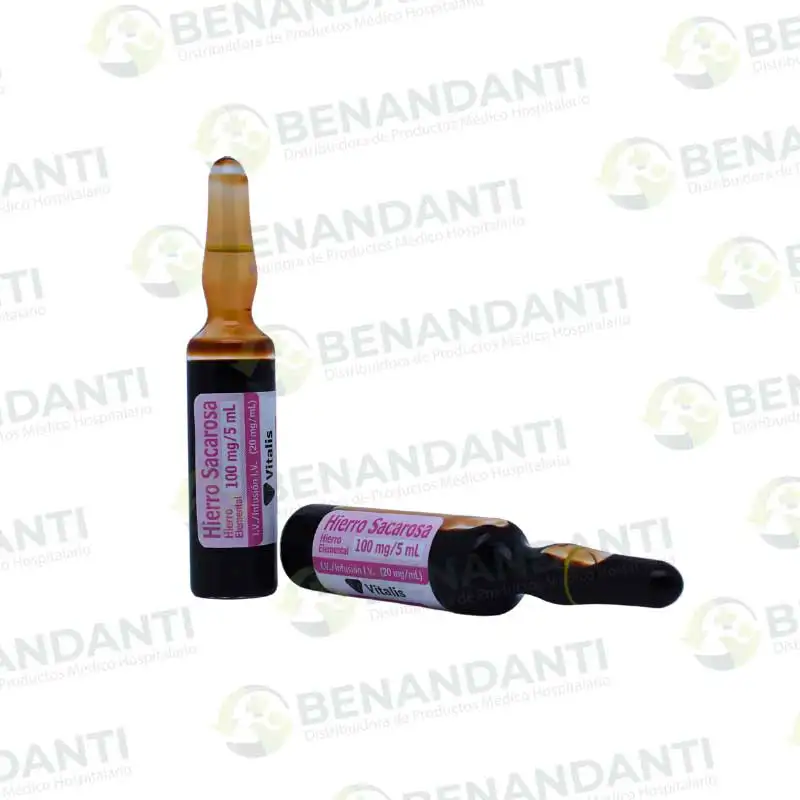 HIERRO SACAROSA 100MG 5ML VITALIS *(EXE)*