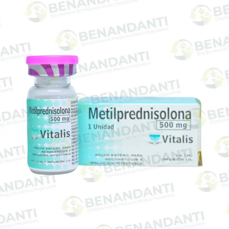 METILPREDNISOLONA 500MG VITALIS *EXE*
