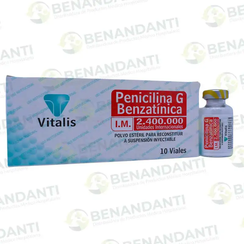 PENICILINA BENZATINICA 2,400,000 UI VITALIS *EXE*