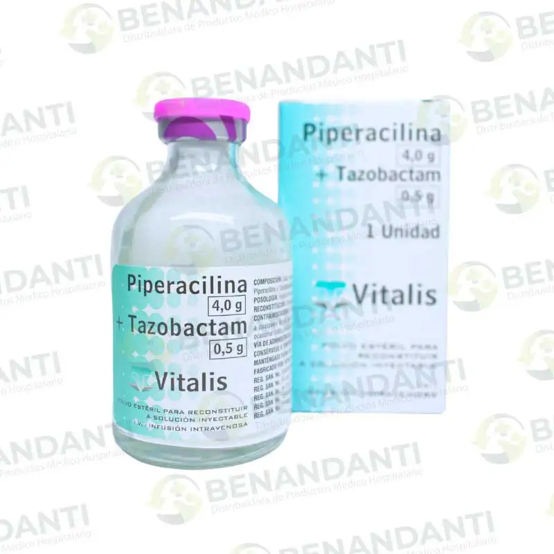 PIPERACILINA + TAZOVBACTAM (COMBO) 4G/0.5 G POLVO VITALIS
