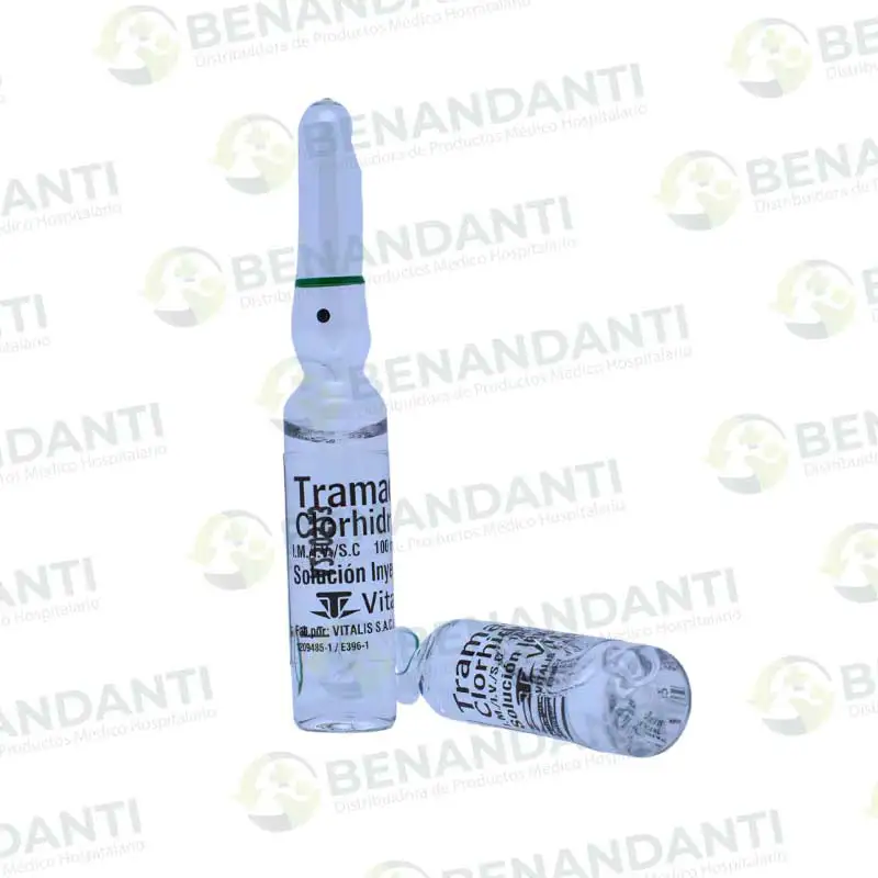 TRAMADOL CLORHIDRATO 100 MG/2ML UNIDAD VITALIS *EXE*