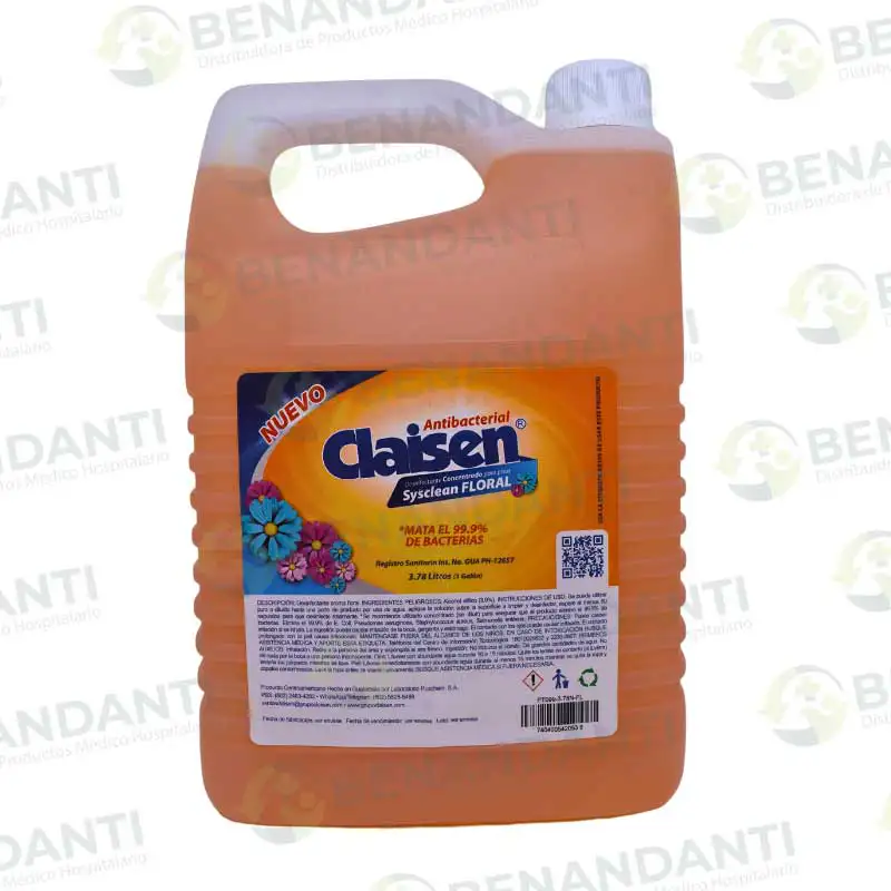 DESINFECTANTE SYSCLEAN FLORAL ANTIBACTERIAL CLAISEN