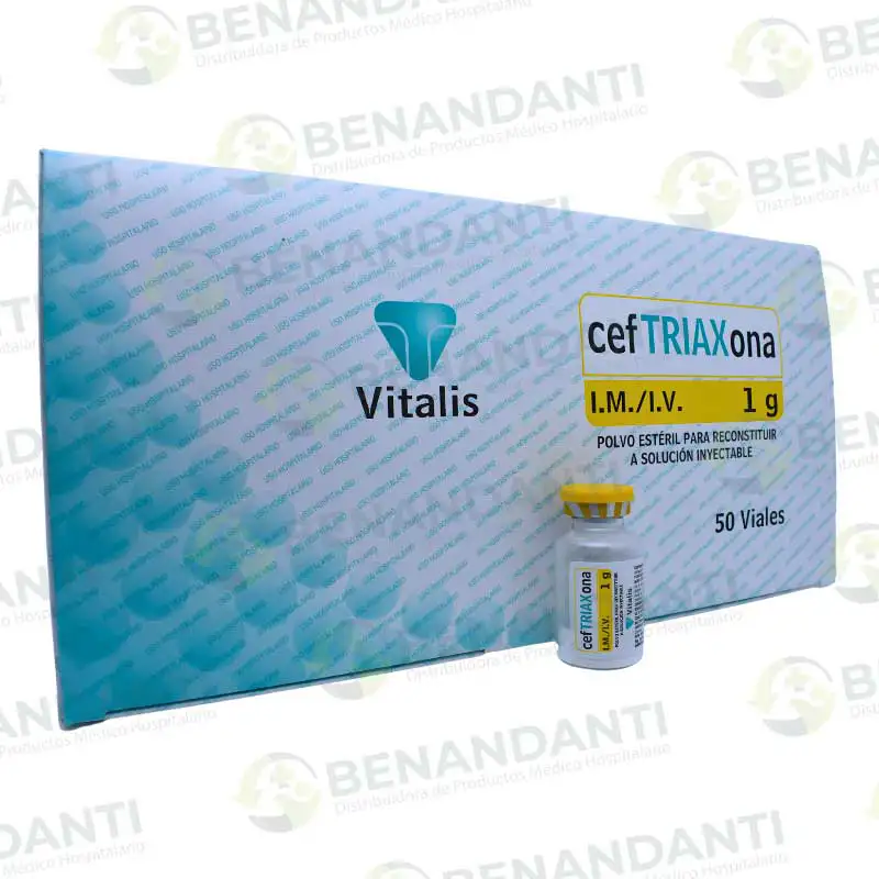 CEFTRIAXONA VIAL DE 1 GR – P50 VITALIS *EXE*